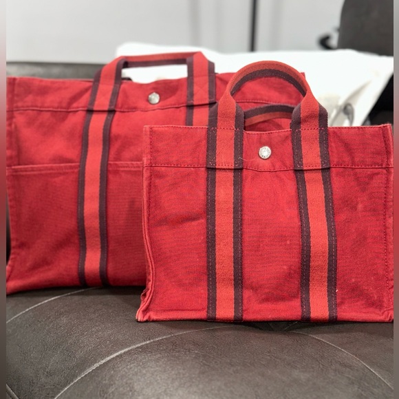 Hermès Toile Fourre Tout PM - Picture 2 of 16